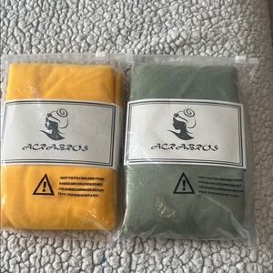 Women's Hair Styling Wrap - Yellow and Green